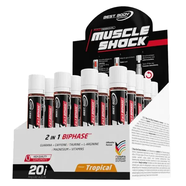 Best Body Professional Muscle shock 2in1 20 x 20ml - tropical