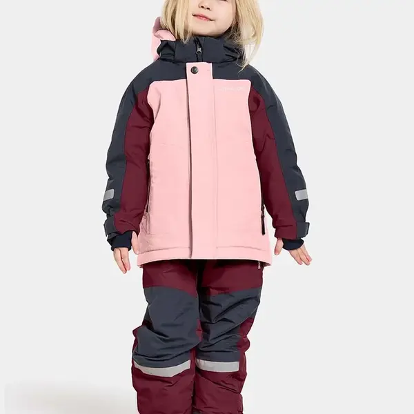 Dětská bunda Didriksons NEPTUN KIDS JKT růžová barva, 505472