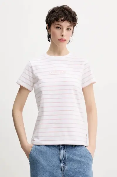 Tričko Guess Jeans béžová barva, W4BI53 KCIE1