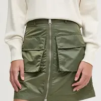 Sukně Alpha Industries zelená barva, mini, 148066