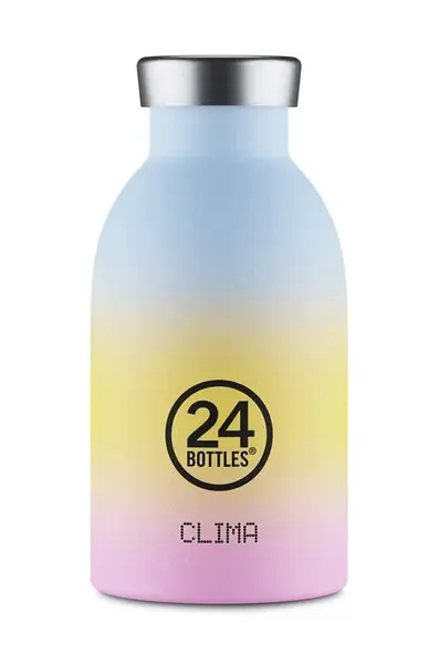 Termoláhev 24bottles Clima Bottle 330ml Aurora žlutá barva, Clima.330.Aurora