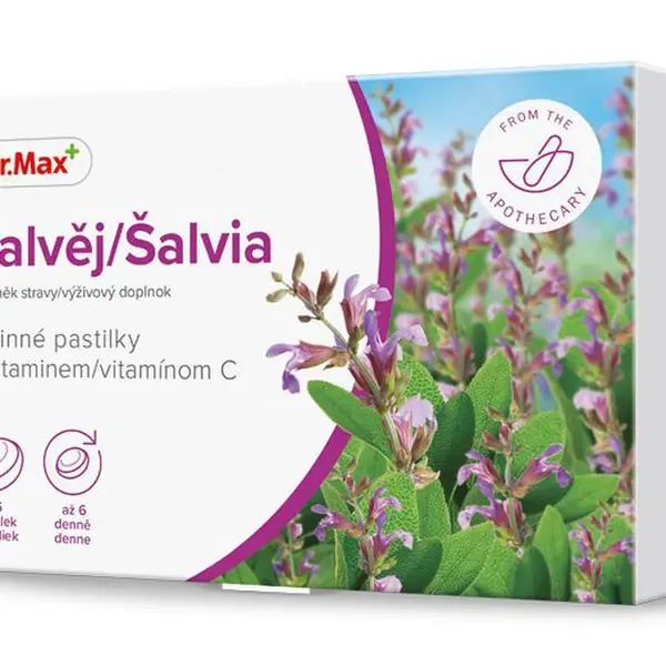 Dr. Max Šalvěj Bylinné pastilky 36 pastilek