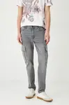 Džíny Medicine pánské, šedá barva