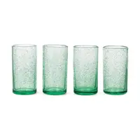 Sklenka ferm LIVING Oli Water Glass zelená barva