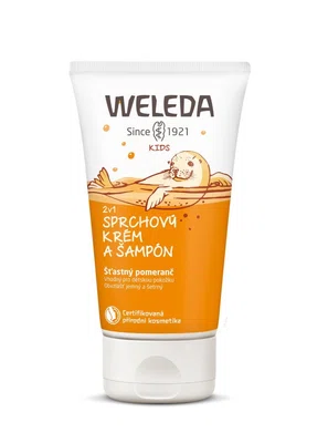 Weleda 2v1 Šťastný pomeranč sprchový krém a šampon 150 ml