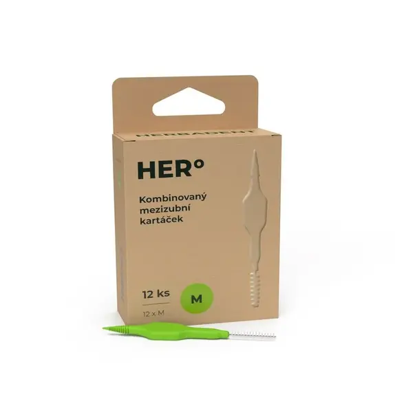 Herbadent HERo Mezizubní kartáčky M 0,9 až 1 mm 12 ks