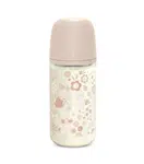 Suavinex Wonderland Skleněná láhev fyziologická SX PRO průtok M 3m+ 240 ml 1 ks liberty růžová
