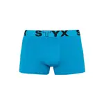 Styx Pánské boxerky sportovní guma světle modré (G969) XL