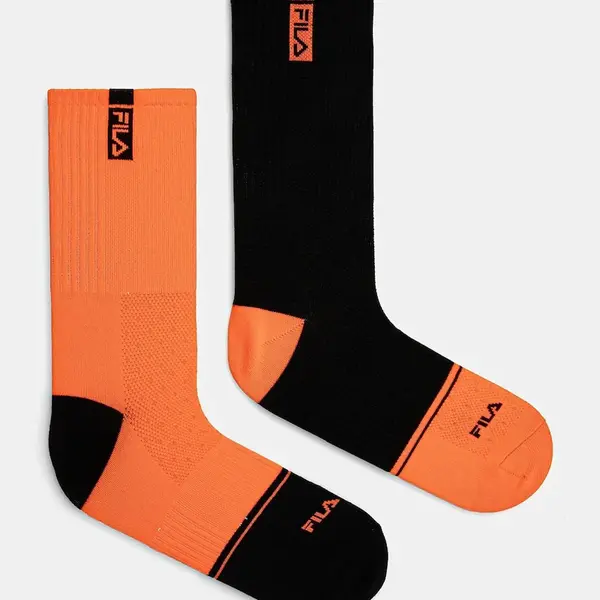Ponožky Fila 2-pack černá barva, F2524