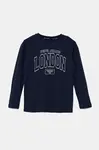 Dětské tričko s dlouhým rukávem Pepe Jeans BALEY LS tmavomodrá barva, s potiskem, PB503911