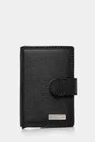 Kožené pouzdro na karty U.S. Polo Assn. Utah černá barva, WEUUA2617MHA