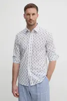 Bavlněná košile Joop! bílá barva, regular, s klasickým límcem, 30045983