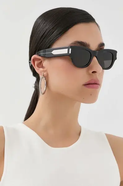 Sluneční brýle Saint Laurent dámské, černá barva, SL 573