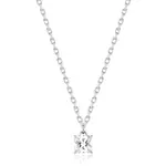 S'Agapõ Minimalistický náhrdelník z oceli Tricky STK08