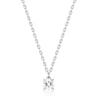 S'Agapõ Minimalistický náhrdelník z oceli Tricky STK08