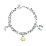 Morellato Hravý ocelový náramek s přívěsky Maia SAUY09