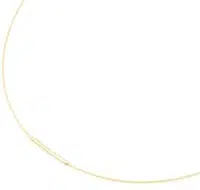 Boccia Titanium Pozlacené ocelové lanko 0802-02 42 cm