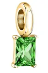 Morellato Pozlacený přívěsek se zeleným zirkonem Drops SCZ1292