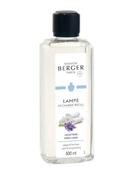 Maison Berger Paris Náplň do katalytické lampy Fresh Linen (Lampe Recharge/Refill) 500 ml