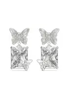 Guess Ocelové náušnice s motýlky Chrysalis JUBE04089JWRHT/U