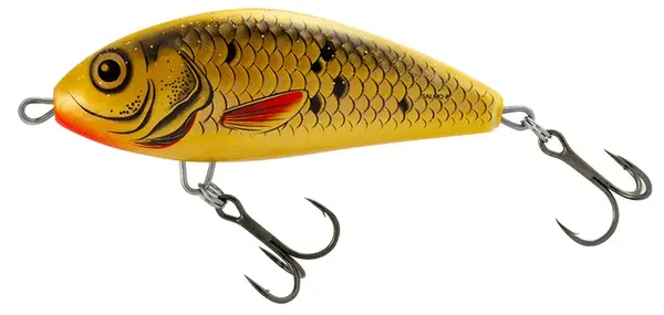 Salmo wobler fatso floating bleeding golden bait 12 cm