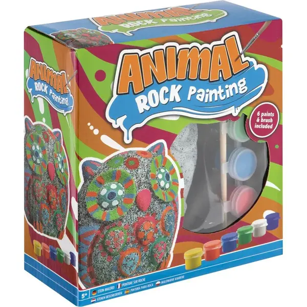 Maľovanie na kameň Sova 12 cm