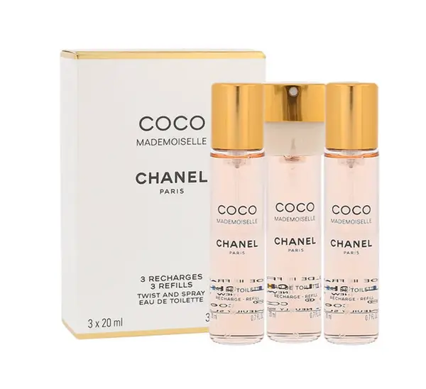 Chanel Coco Mademoiselle - EDT náplň (3 x 20 ml) 60 ml