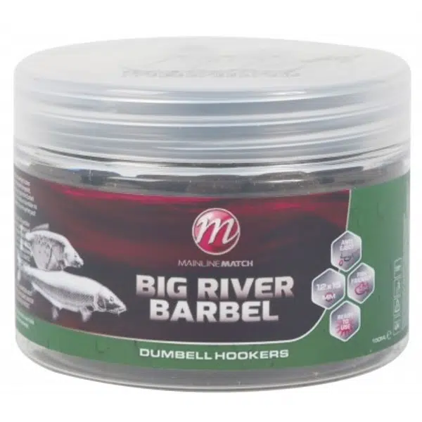 Mainline dumbell hookbaits big river barbel - 12x15 mm