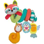 Plyšová špirála na kočík – Veselé zvieratká