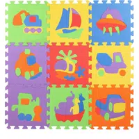 Penové puzzle Dopravné prostriedky 29 x 29 x 1 cm 10ks vo fólii