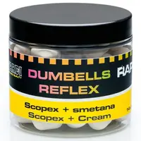 Mivardi plávajúce boilies rapid dumbells reflex 70 g 18 mm - scopex + smotana