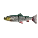 Savage gear gumová nástraha 4d linethru trout sinking green silver - 15 cm 40 g
