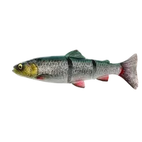 Savage gear gumová nástraha 4d linethru trout sinking green silver - 15 cm 40 g