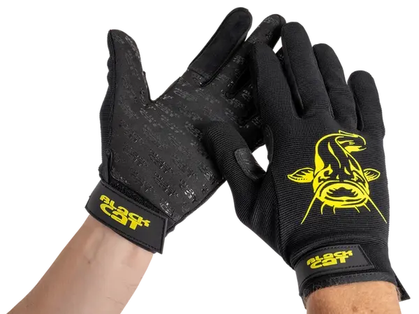 Black cat rukavice cat gripper gloves - m