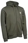 Nash mikina make it happen badge zipped hoody green - l