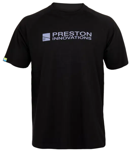 Preston innovations tričko lightweight black raglan t-shirt - xxl