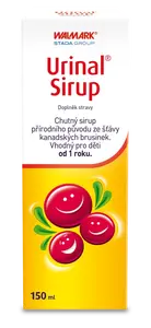 Urinal sirup, brusinky, vhodný i pro děti 150 ml