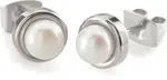 Boccia Titanium Titánové náušnice s perlou 0594-01