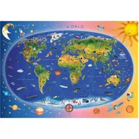 Dino Puzzle Dětská mapa 300 XL dielikov