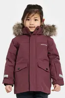 Dětská bunda Didriksons BJÄRVEN KIDS PARKA 4 vínová barva, 505991