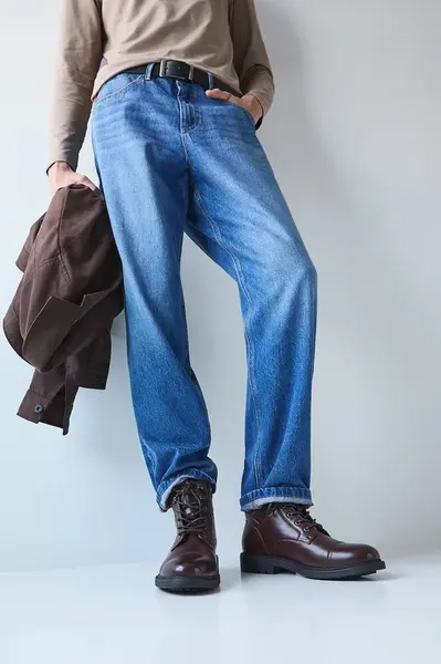 Kotníkové boty Medicine pánské, hnědá barva