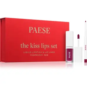 Paese The Kiss Lips Set Raspberry Red darčeková sada odtieň 05 Raspberry Red