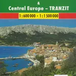 Automapa Chorvatsko a Střední Evropa tranzit 1:600 000