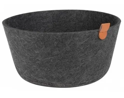 Úložný košík LifeStyle 24 cm, tmavo šedý%