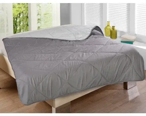 Prikrývka Sommer 140x200 cm, šedá%