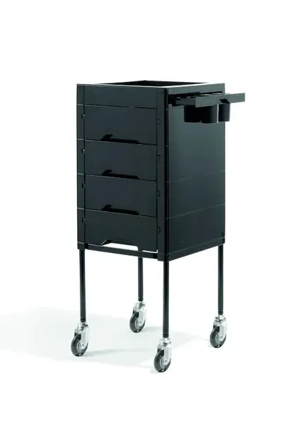 Kadernícky vozík Sibel Secret - čierny (000738102) + darček zadarmo