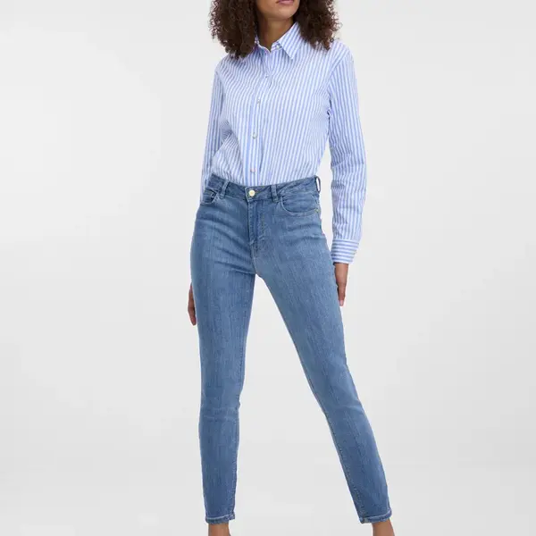Světle modré dámské skinny fit džíny ORSAY - Dámské