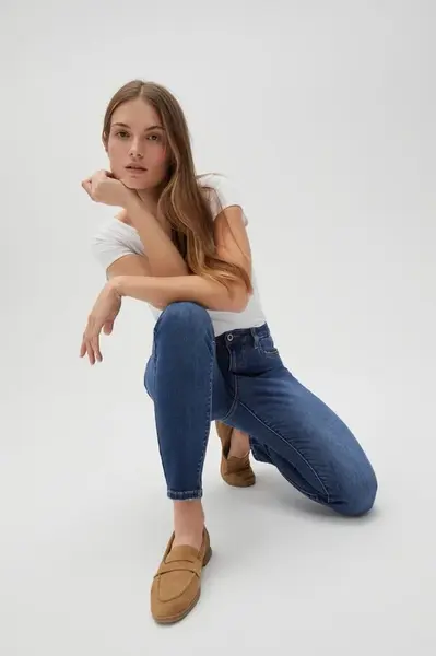 Marisse Women's Jeans L-Je-4600 Navy