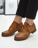 Resti Camel women's eco leather half boots Ilioppa- Footwear