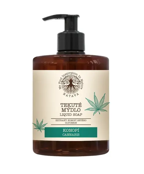 Natava Tekuté mýdlo Konopí 500 ml